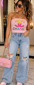 Pretty In Pink Tube Top