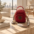 Crimson Chic Mini Backpack