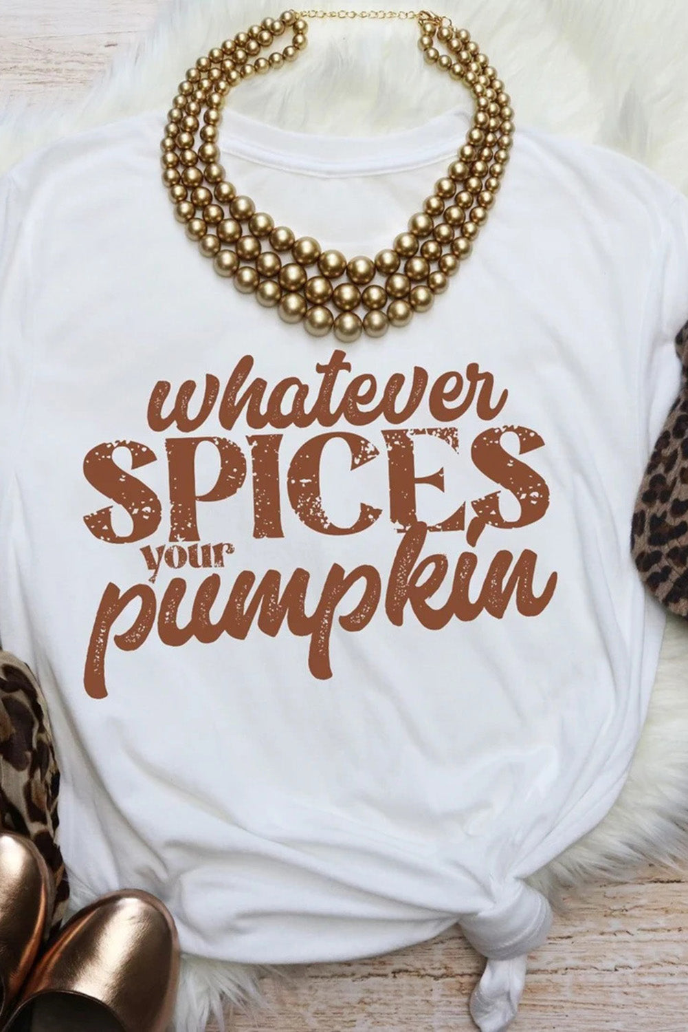 White Spice Pumpkin Tee