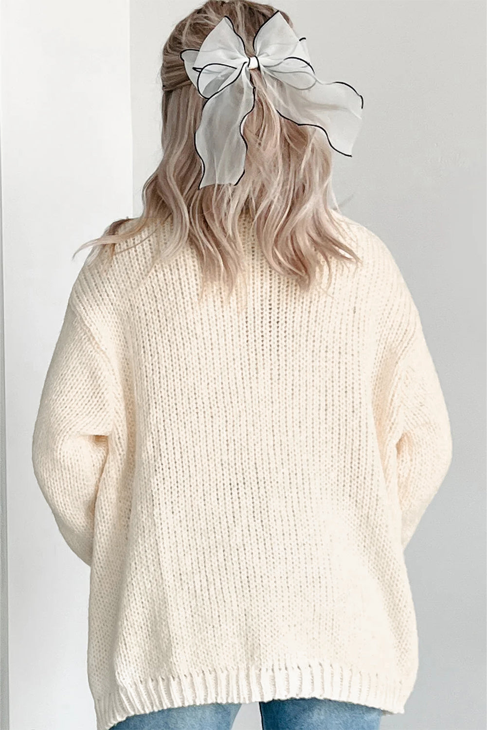 White Pumpkin Midi Cardigan