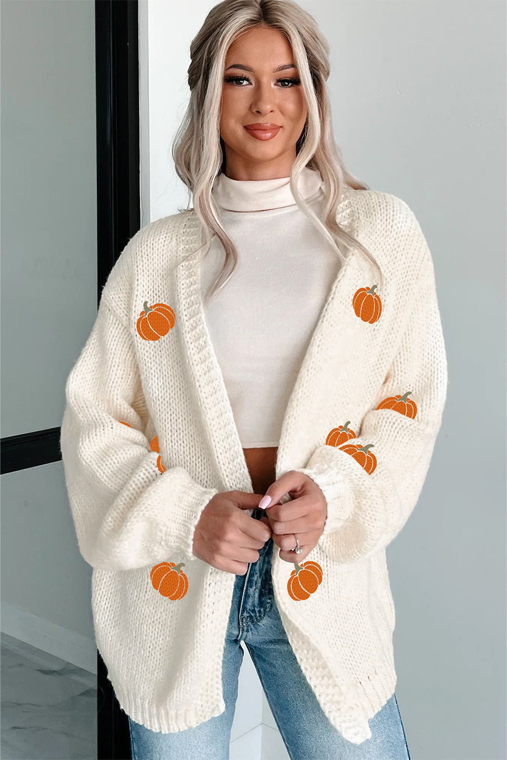 White Pumpkin Midi Cardigan