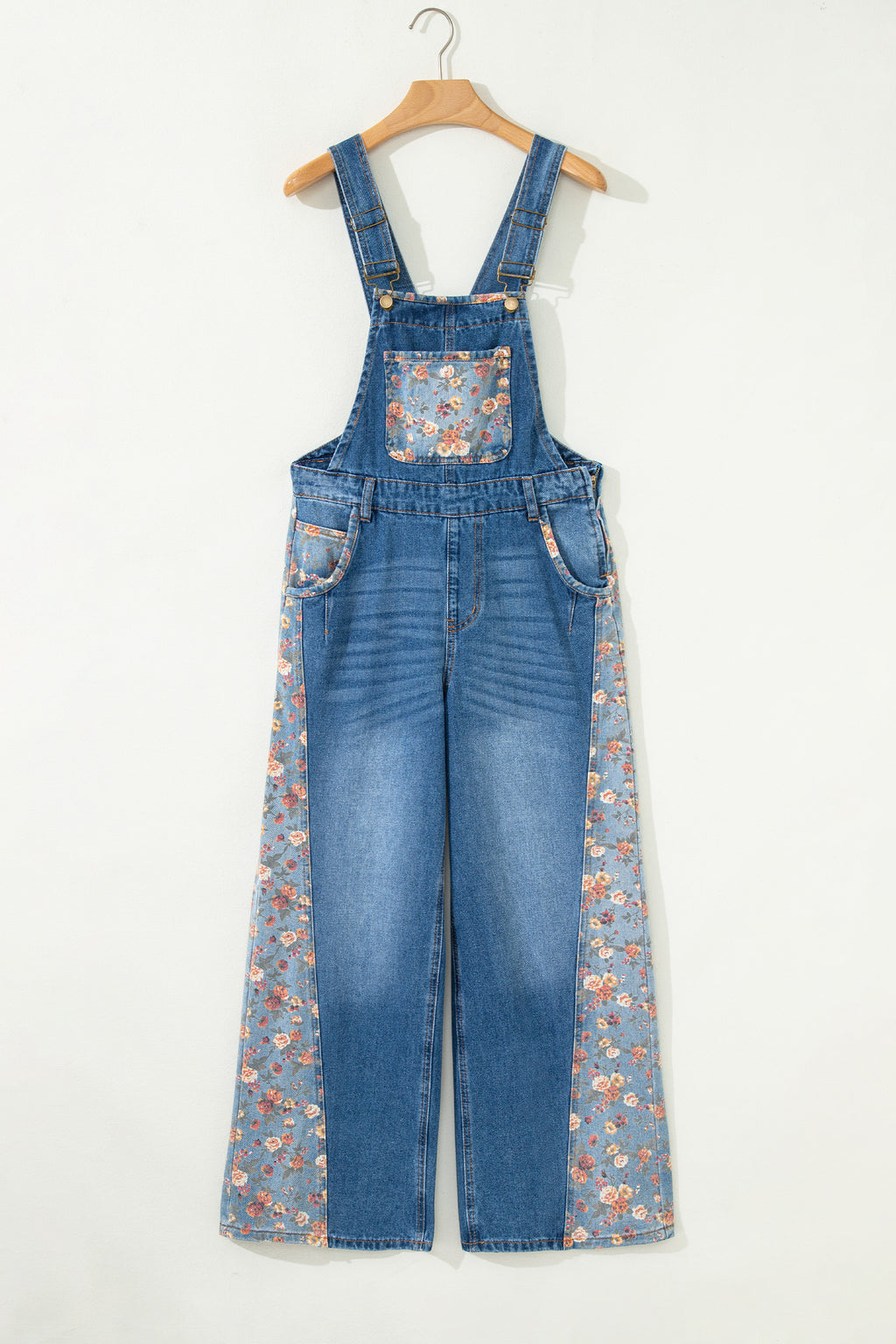 Peacock Patchwork Overalls