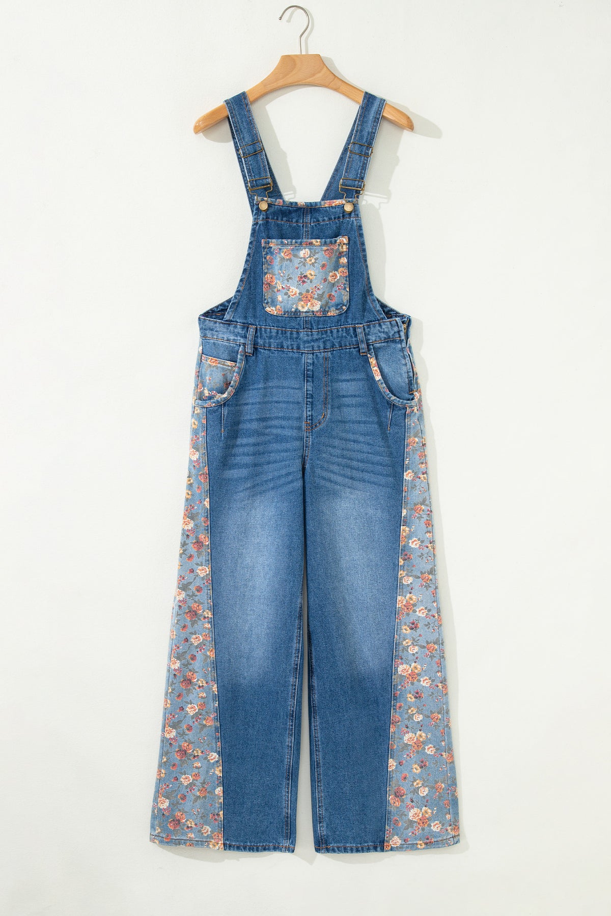 Peacock Patchwork Overalls