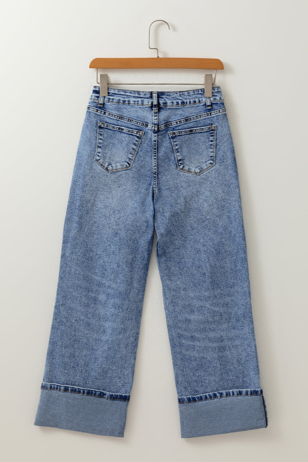 Center Seam Cuffed Jean