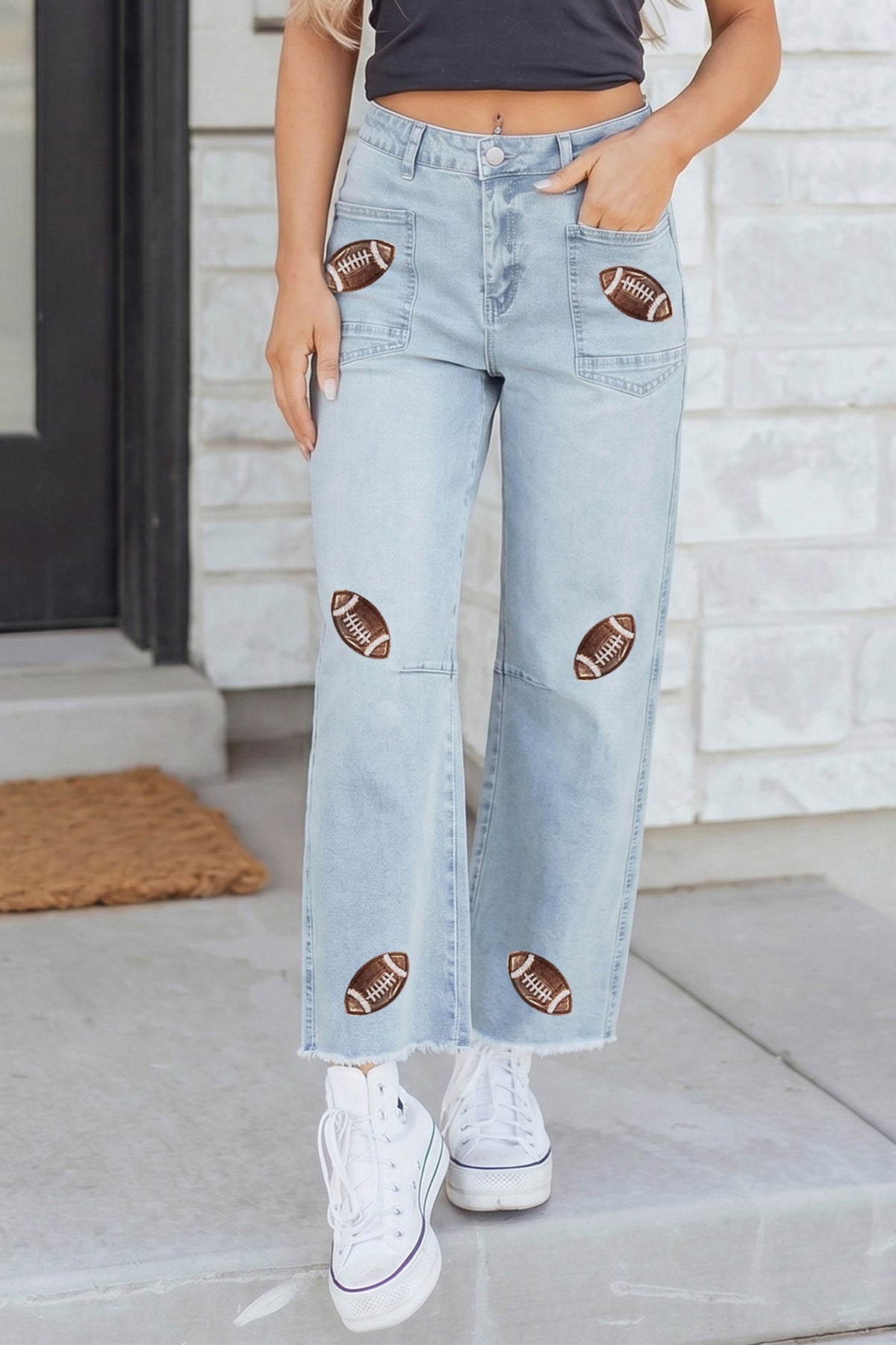 Beau Blue Football Jean