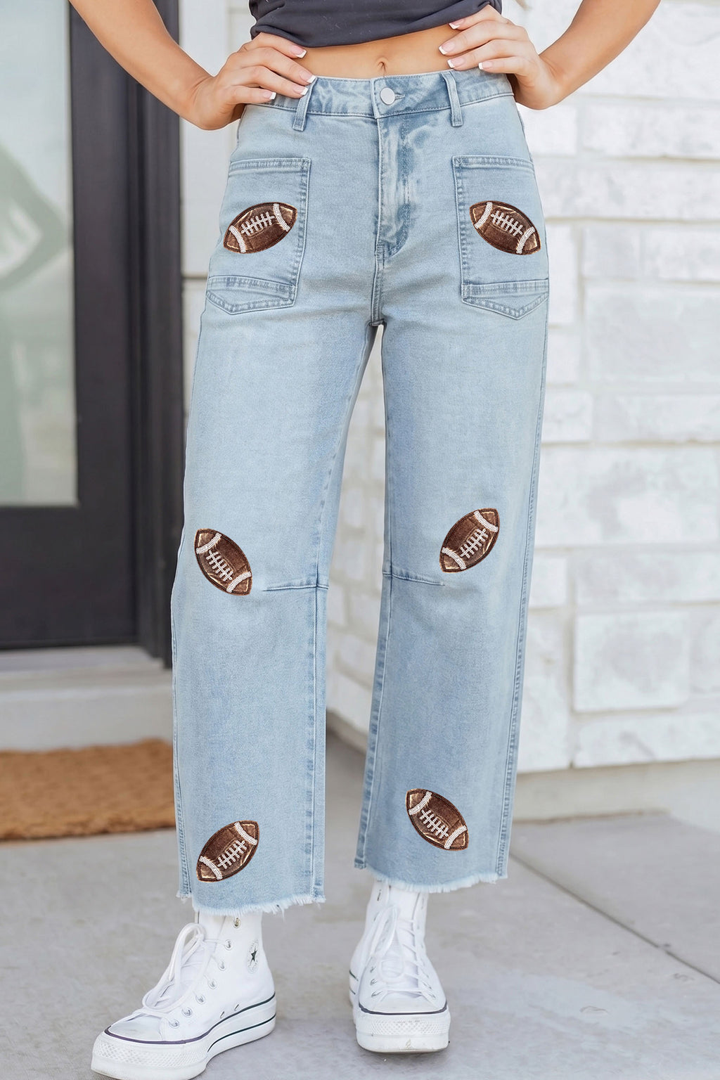 Beau Blue Football Jean