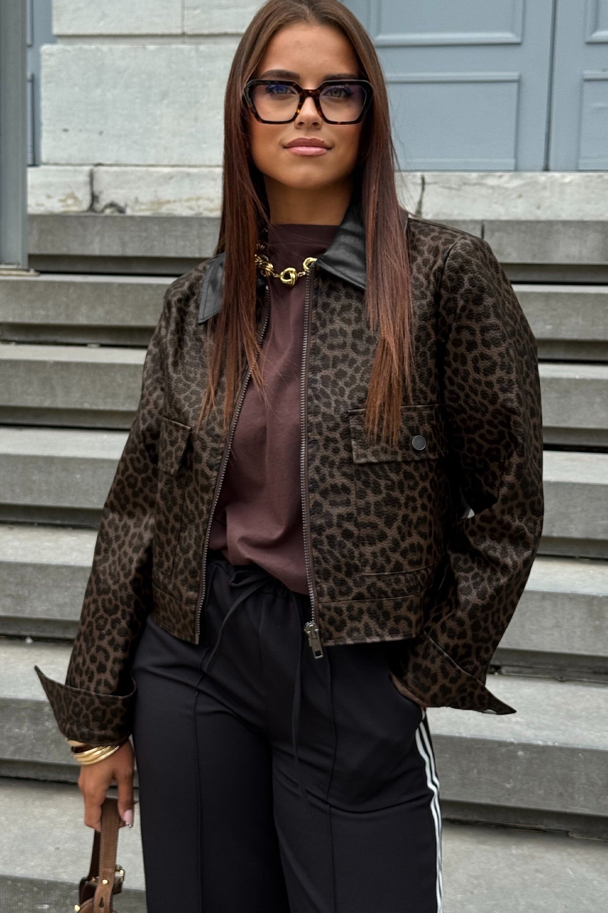 Leopard Metal Jacket