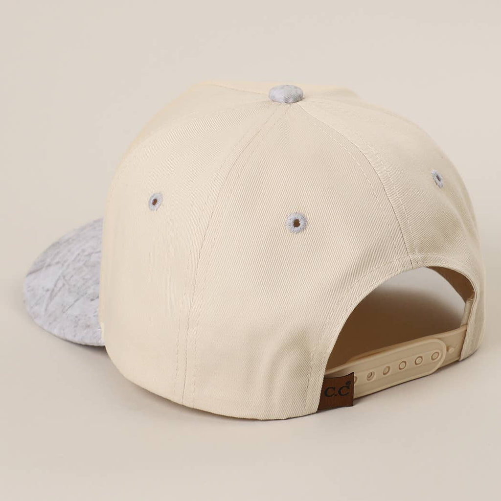 HOWDY Embroidered Two-Tone WHITE CAMO Trucker Hat