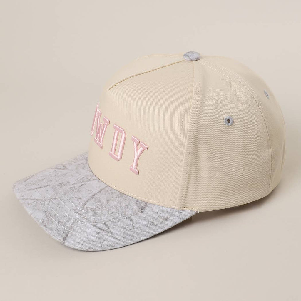 HOWDY Embroidered Two-Tone WHITE CAMO Trucker Hat