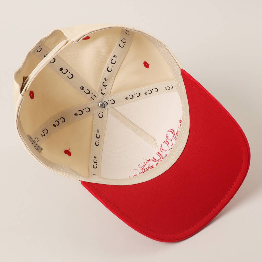 GOD'S FAVORITE Two-Tone Trucker Hat with Bay Leaf