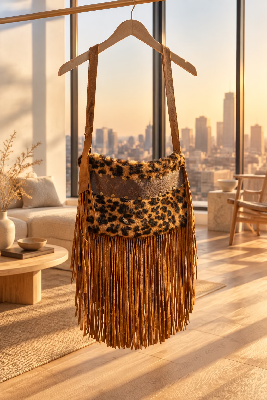 Desert Leopard Crossbody
