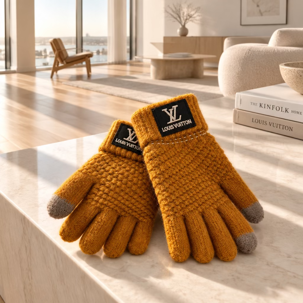 Luxe Golden Mittens