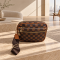 Checkered Crossbody